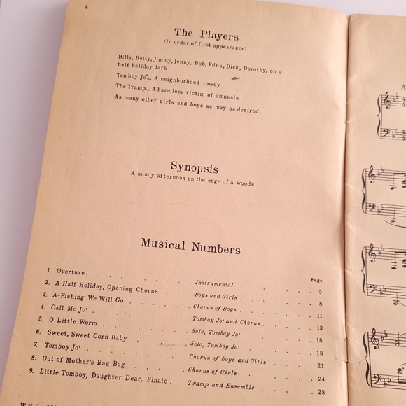 Tomboy Jo / Junvenile Operetta in One Act / 1935 / Vintage - Picture 8 of 11